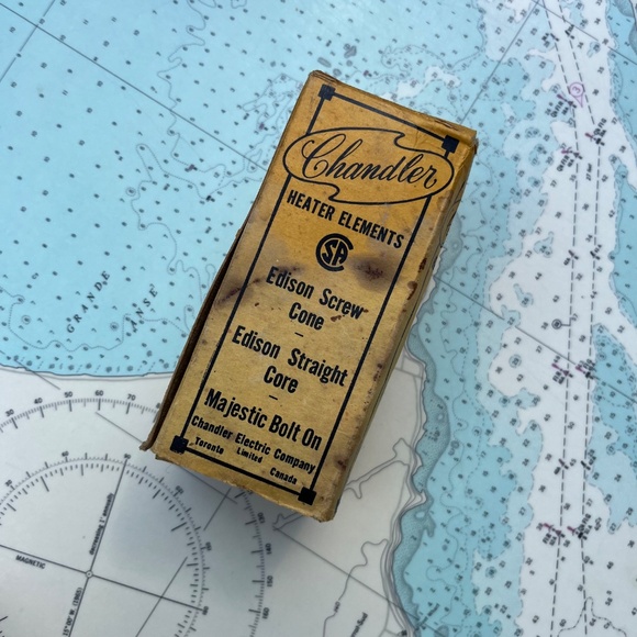 Vintage Chandler Heater Element Edison Screw Cone - Picture 4 of 9